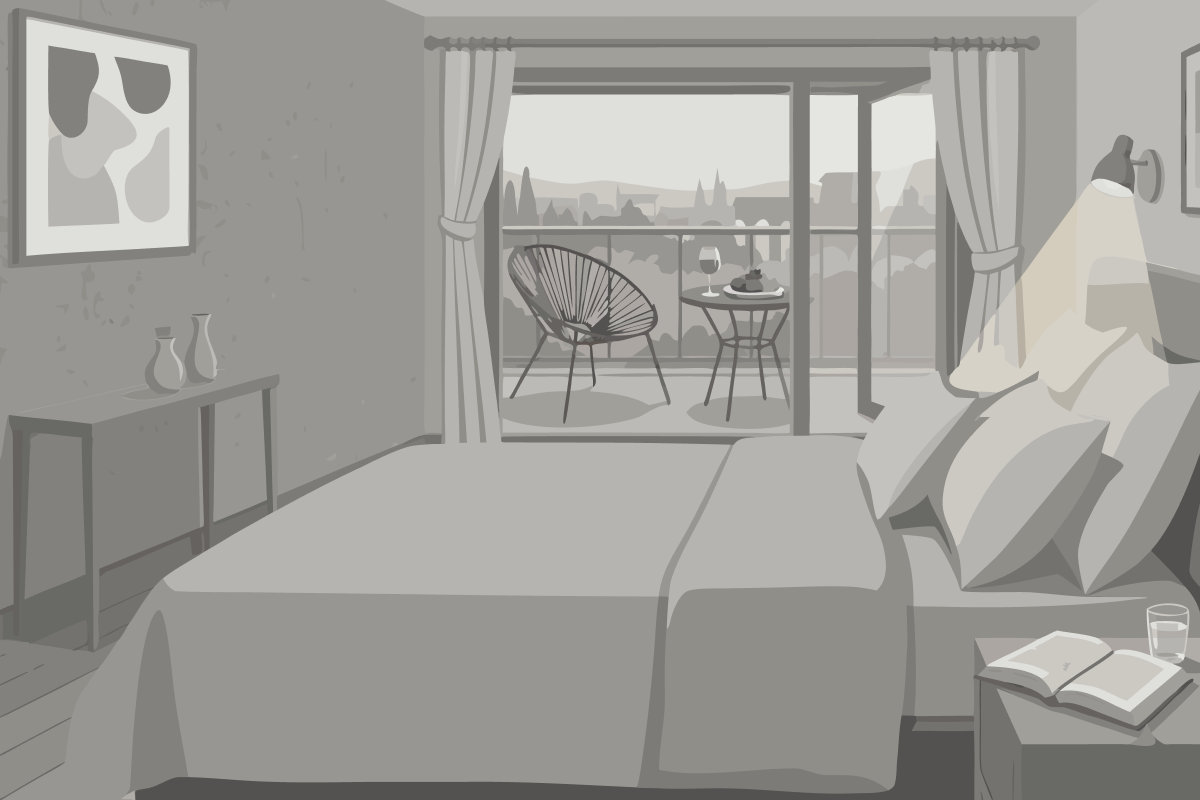 Chambre Simple Économique - Sans Balcon